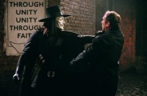 Hugo Weaving as Guy Fawkes or V.  V de venganza, Frases de cine, Venganza